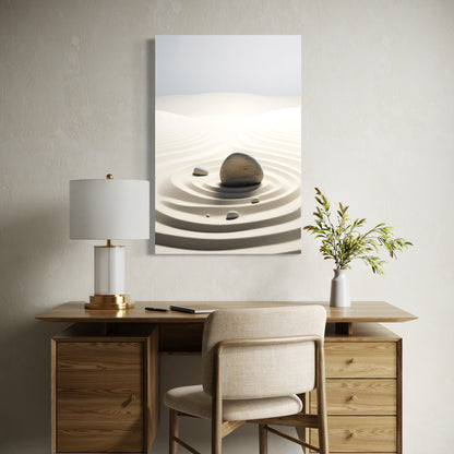 Cuadro decorativo canvas Jardín Zen 003