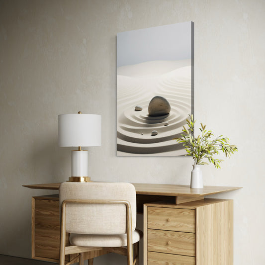 Cuadro decorativo canvas Jardín Zen 003