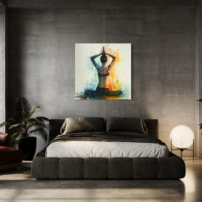 Cuadro decorativo canvas Meditación 014