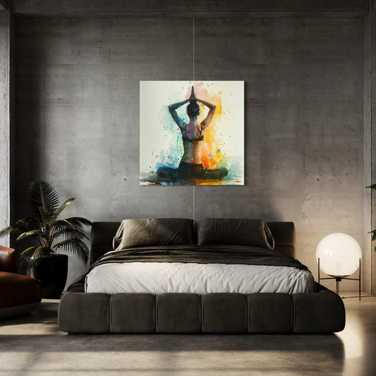 Cuadro decorativo canvas Meditación 014