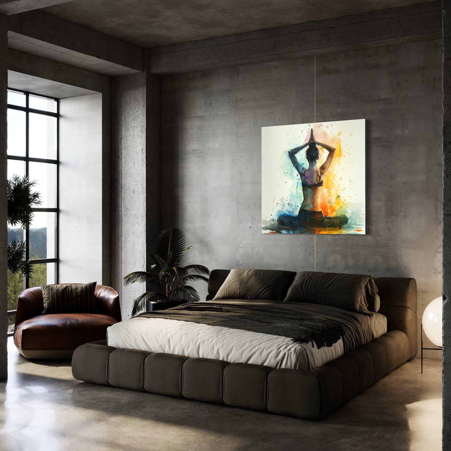 Cuadro decorativo canvas Meditación 014