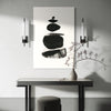 Cuadro decorativo canvas Piedras Suseki 005