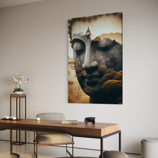 Cuadro decorativo canvas Buda 026
