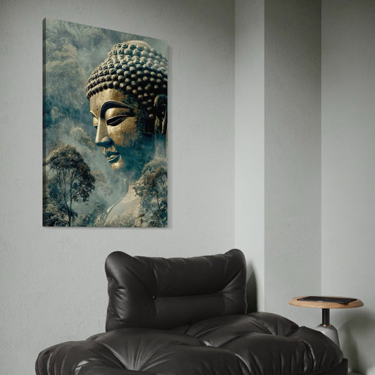 Cuadro decorativo canvas Buda 024