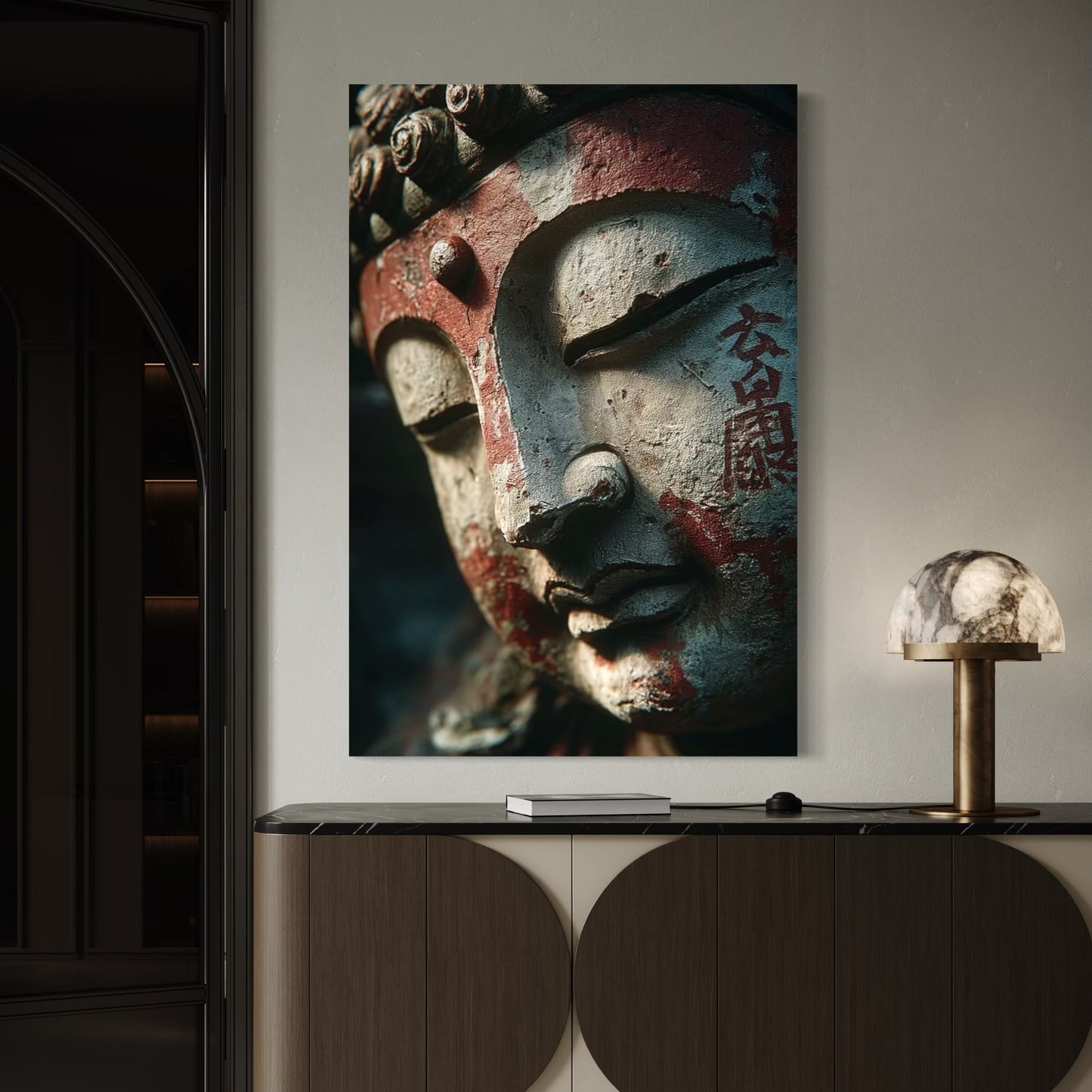 Cuadro decorativo canvas Buda 022