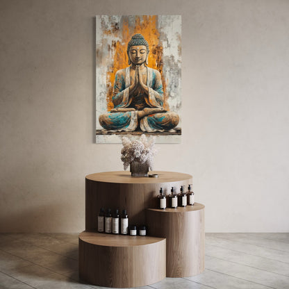 Cuadro decorativo canvas Buda 023