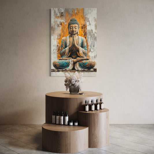 Cuadro decorativo canvas Buda 023