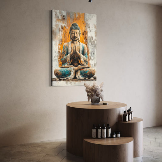 Cuadro decorativo canvas Buda 023