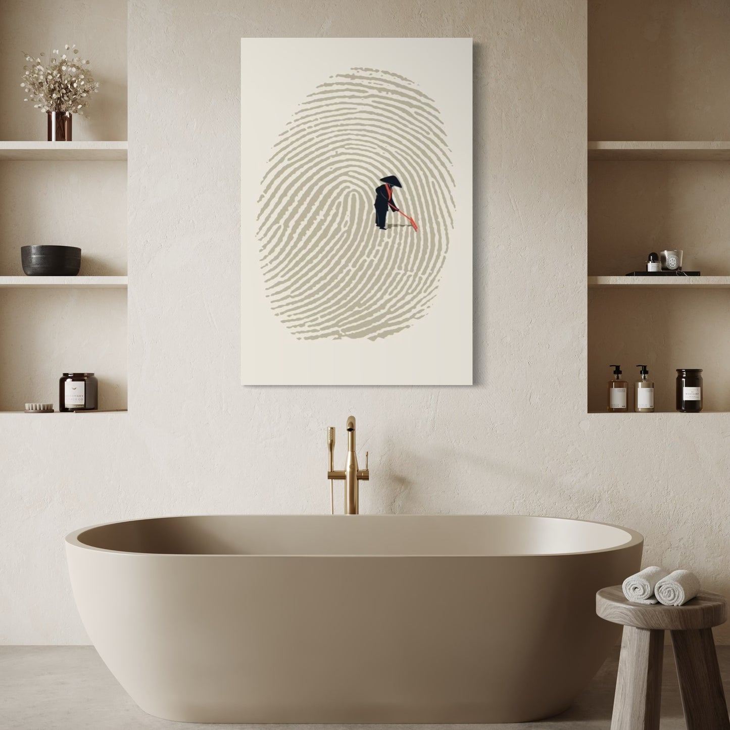 Cuadro decorativo canvas Jardín Zen 002