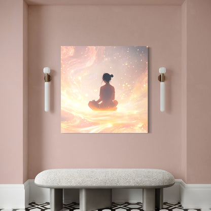 Cuadro decorativo canvas Meditación 012