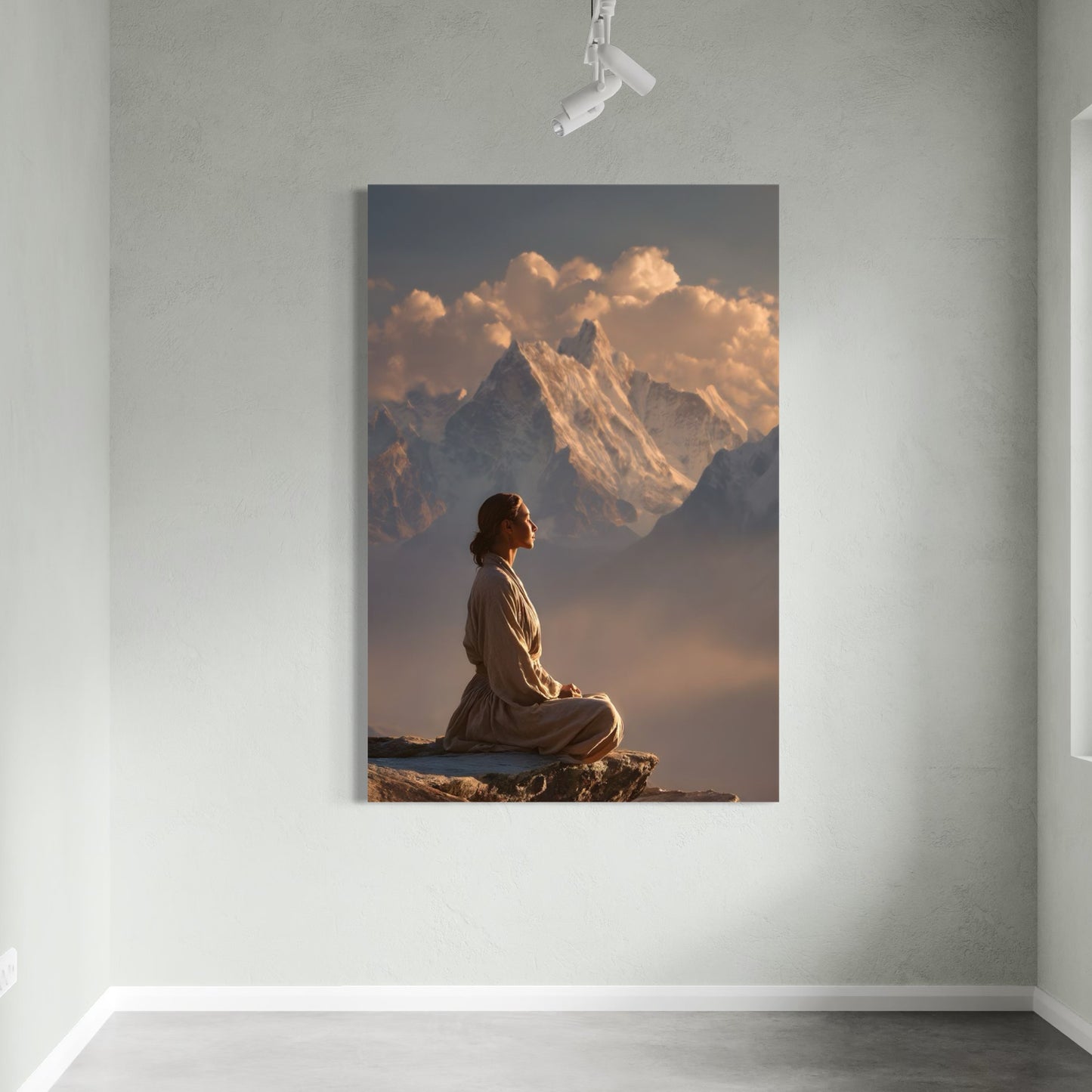 Cuadro decorativo canvas Meditación 021