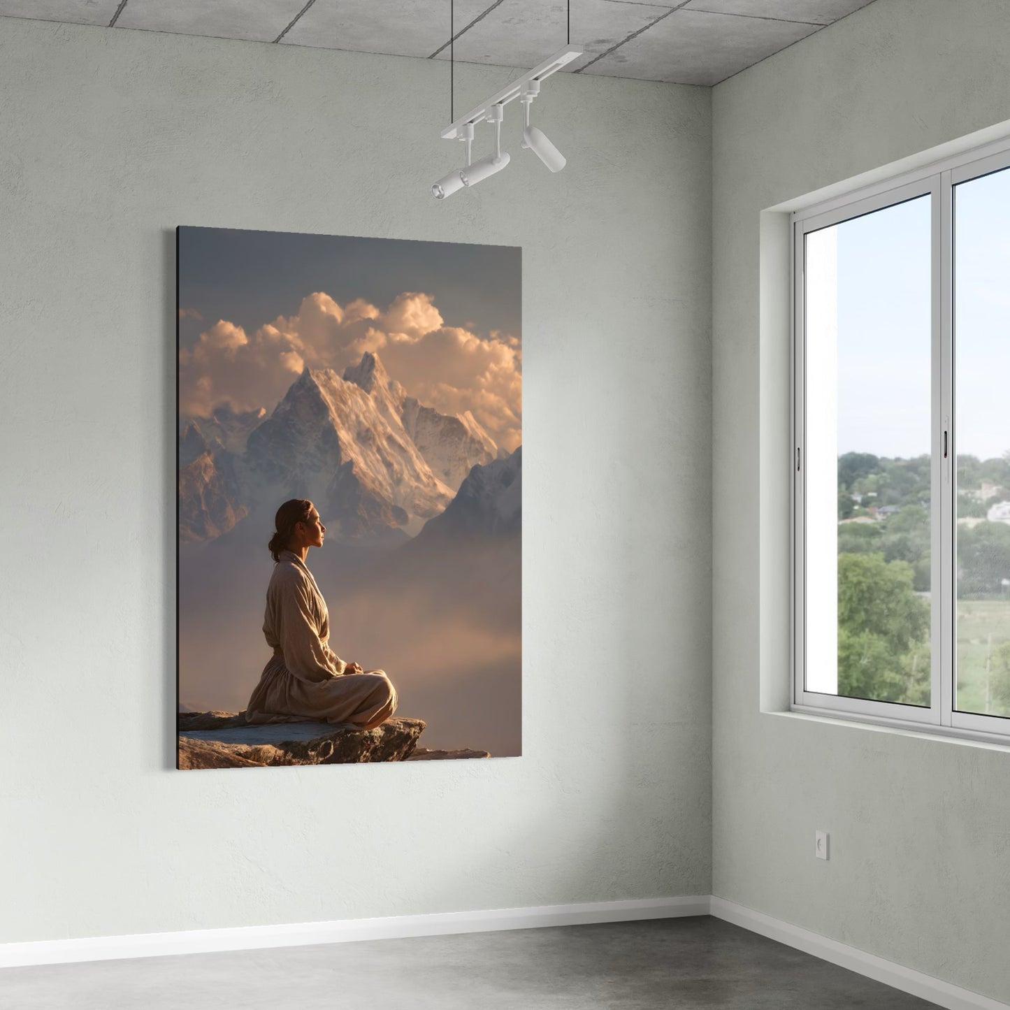 Cuadro decorativo canvas Meditación 021