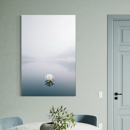 Cuadro decorativo canvas Flor de loto 004