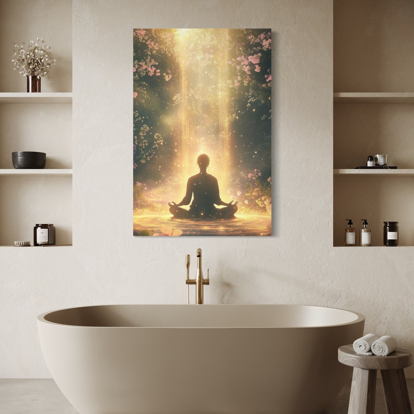 Cuadro decorativo canvas Meditación 019