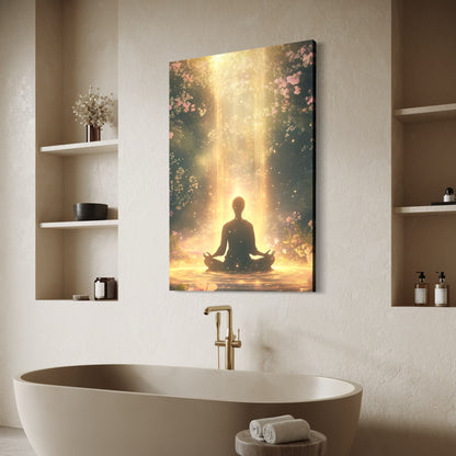 Cuadro decorativo canvas Meditación 019
