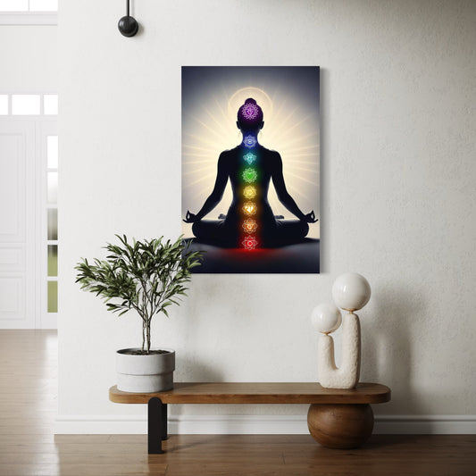 Cuadro decorativo canvas Chakras 002