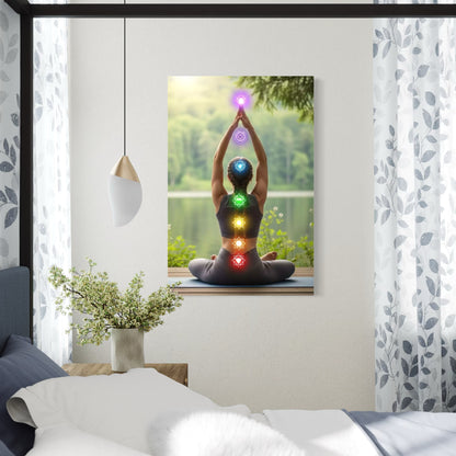 Cuadro decorativo canvas Chakras 001