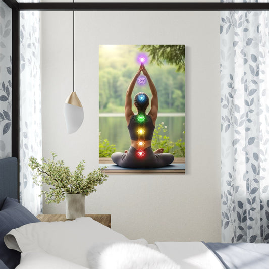 Cuadro decorativo canvas Chakras 001