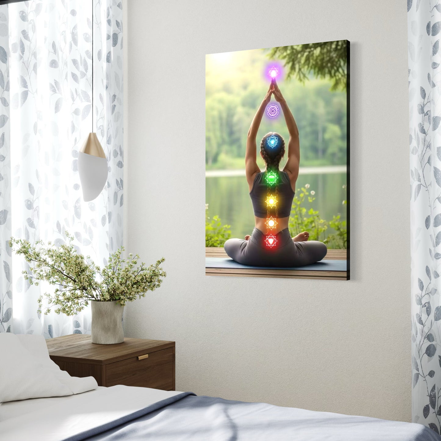 Cuadro decorativo canvas Chakras 001