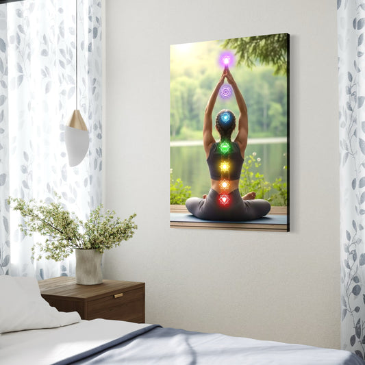 Cuadro decorativo canvas Chakras 001