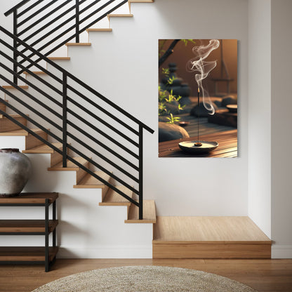 Cuadro decorativo canvas Incienso 002