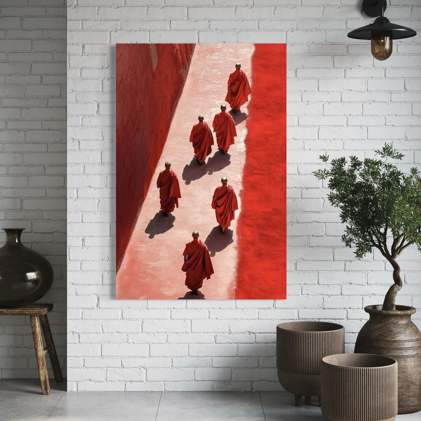 Cuadro decorativo canvas El camino del Monje 004