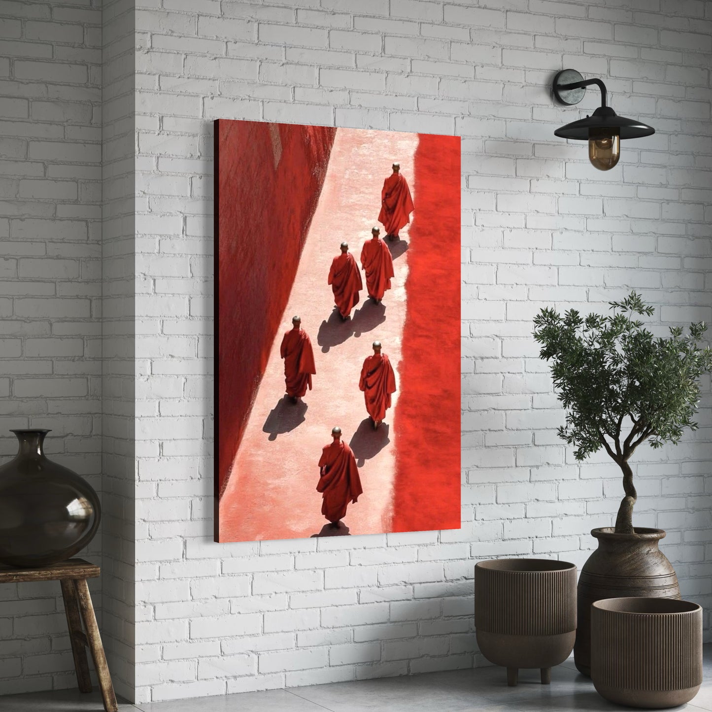 Cuadro decorativo canvas El camino del Monje 004