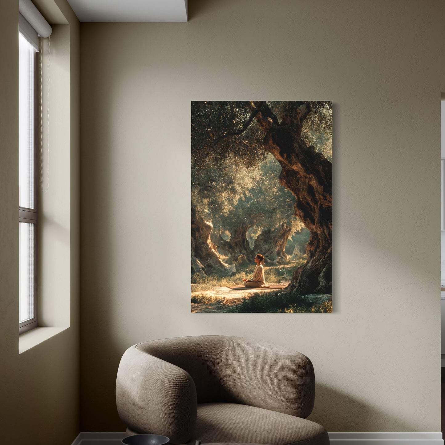 Cuadro decorativo canvas Meditación 022