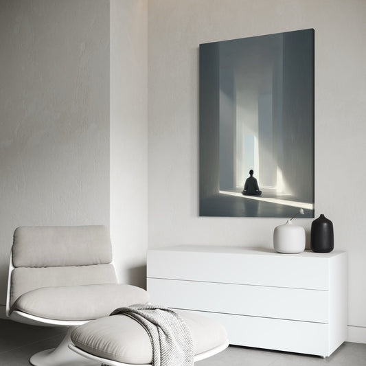 Cuadro decorativo canvas Meditación 016