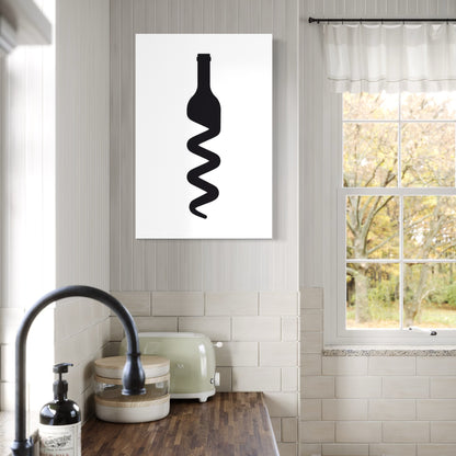 Cuadro decorativo canvas Vino 004