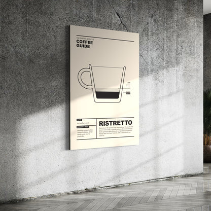 Cuadro decorativo canvas Ristretto