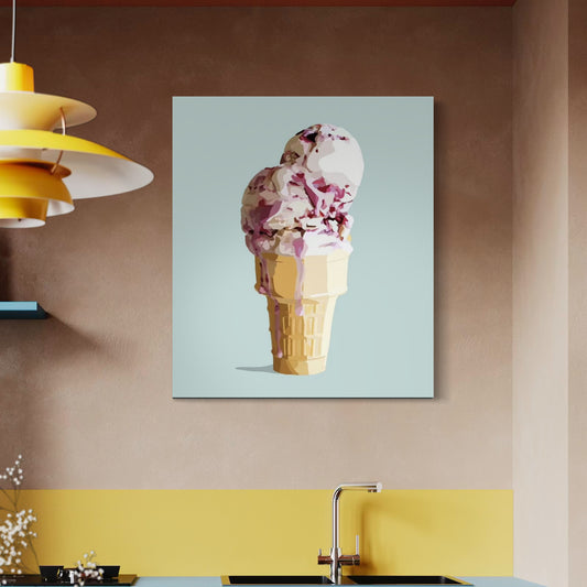 Cuadro decorativo canvas Helado 001