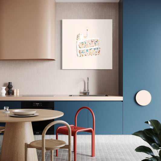 Cuadro decorativo canvas Birthday Cake