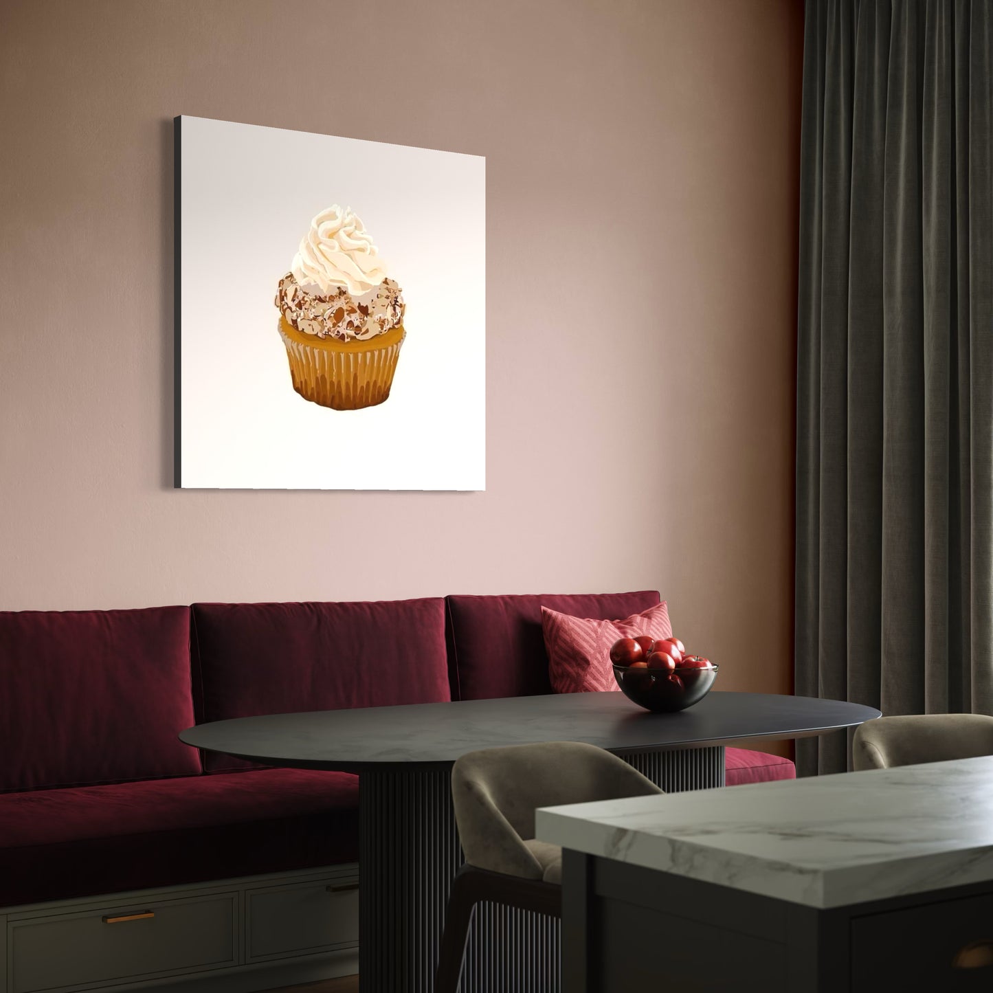 Cuadro decorativo canvas Cupcake
