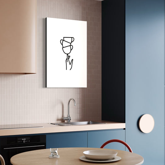 Cuadro decorativo canvas Mano y tazas