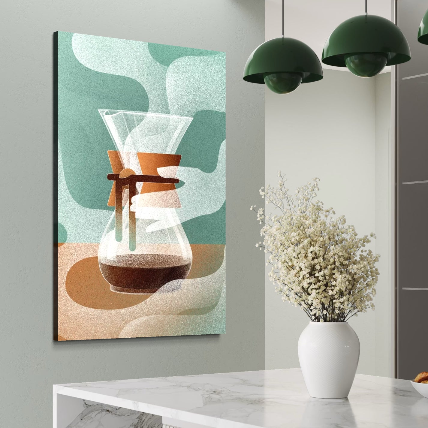 Cuadro decorativo canvas Chemex
