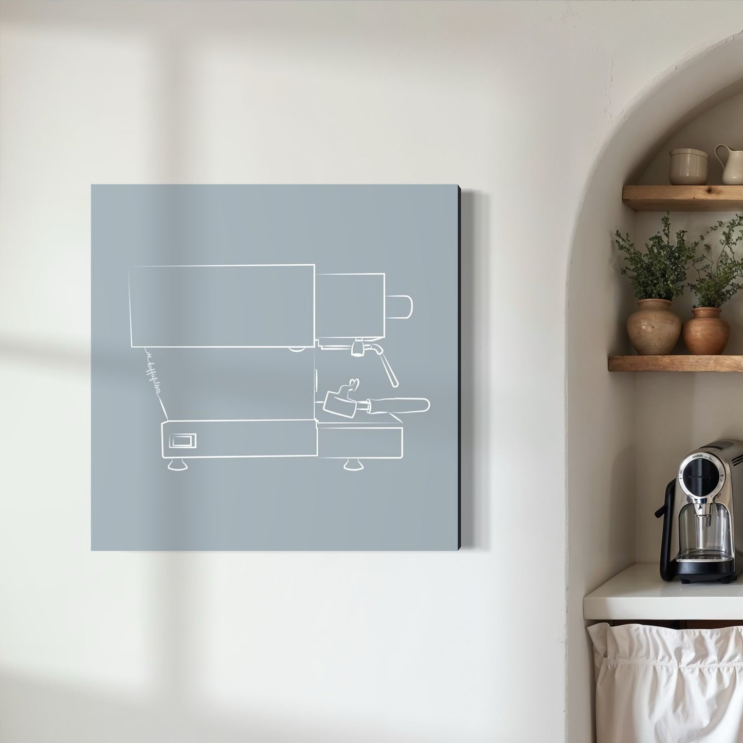 Cuadro decorativo canvas Maquina de espresso 001