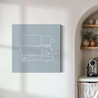 Cuadro decorativo canvas Maquina de espresso 001