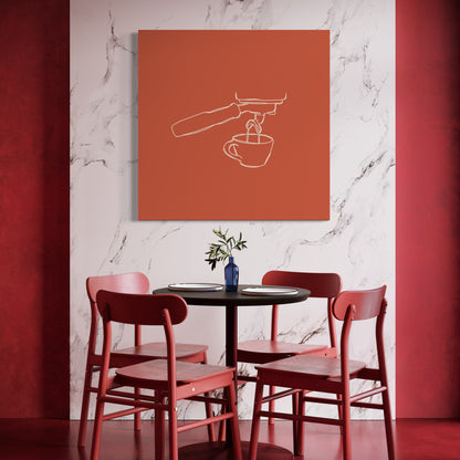 Cuadro decorativo canvas Espresso 002