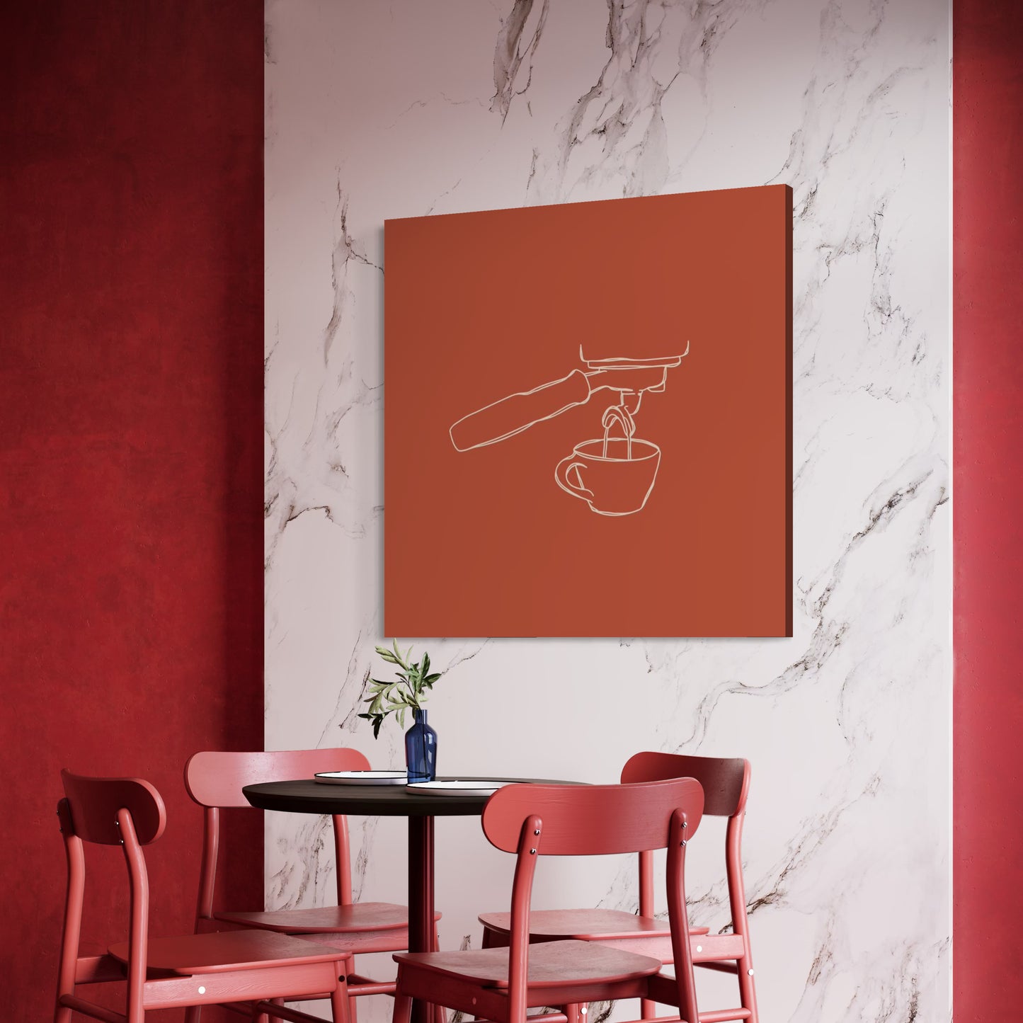 Cuadro decorativo canvas Espresso 002