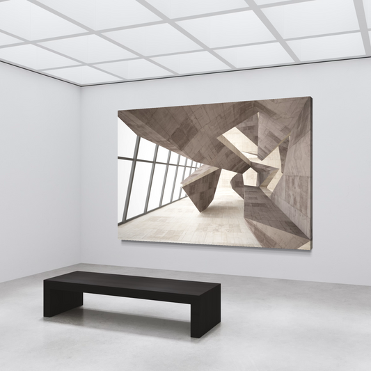 Cuadro decorativo canvas Arquitectura brutalista 003
