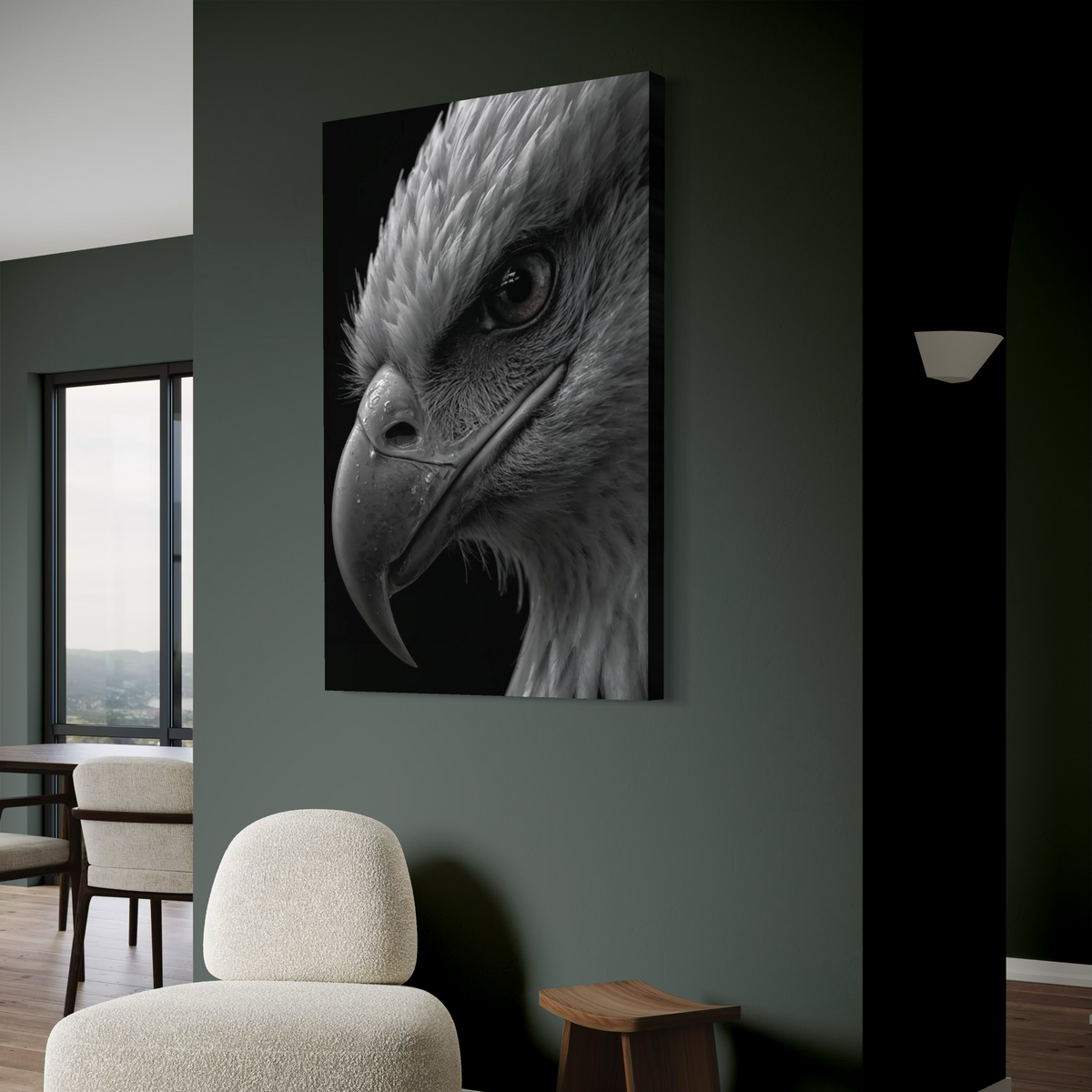Cuadro decorativo canvas Águila 004