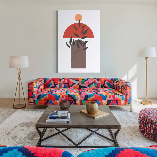 Cuadro decorativo canvas Arte minimalista 015