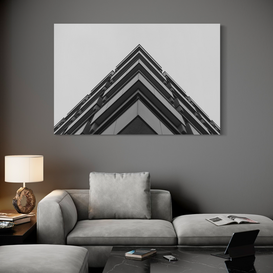Cuadro decorativo canvas Arquitectura minimalista 009
