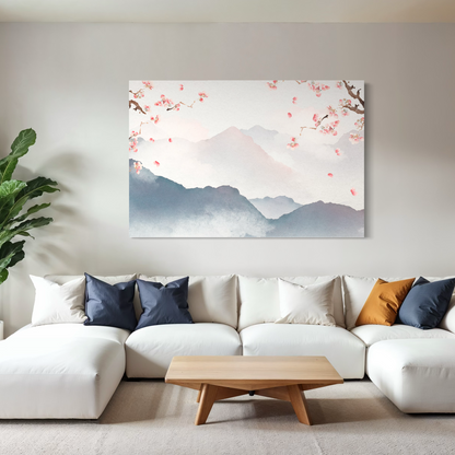 Cuadro decorativo canvas Cerezos