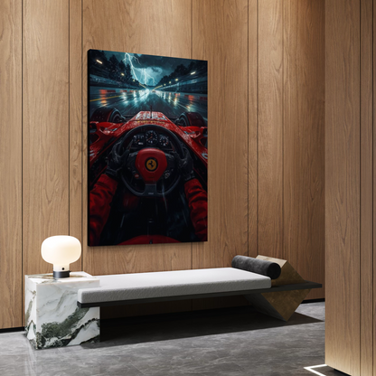 Cuadro decorativo canvas Ferrari 010