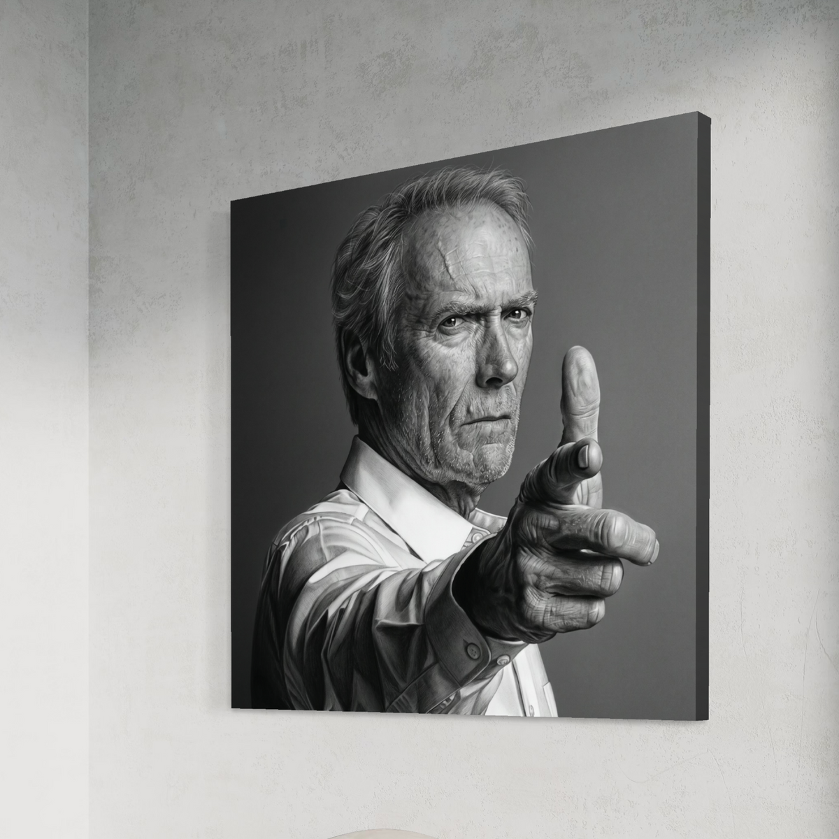 Cuadro decorativo canvas Clint Eastwood 002