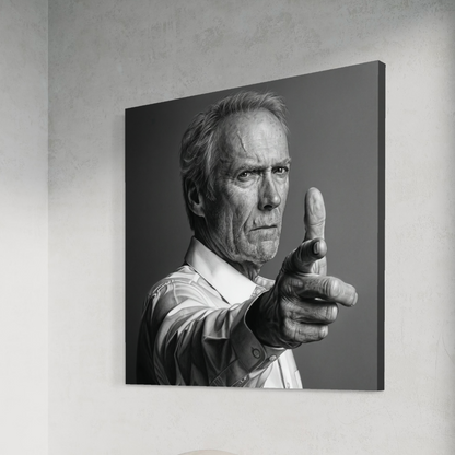 Cuadro decorativo canvas Clint Eastwood 002