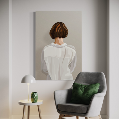 Cuadro decorativo canvas Mujer 005