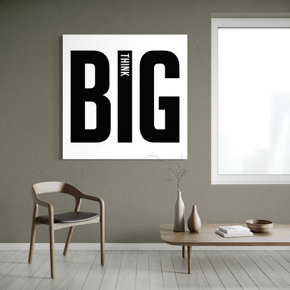 Cuadro decorativo canvas Think big